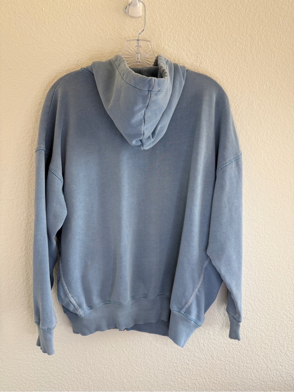 Aeropostale Unisex Full-Zip Light Blue Hoodie - Picture 2 of 11